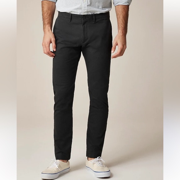 J Crew Pants 31 x 32 Slim Straight 484 Black